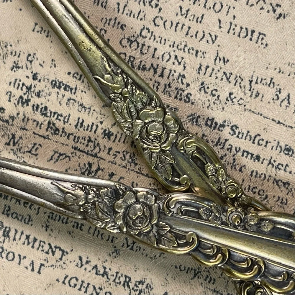 Royal Plate Co. Solid Serving Spoon and Cake Serving 1905 